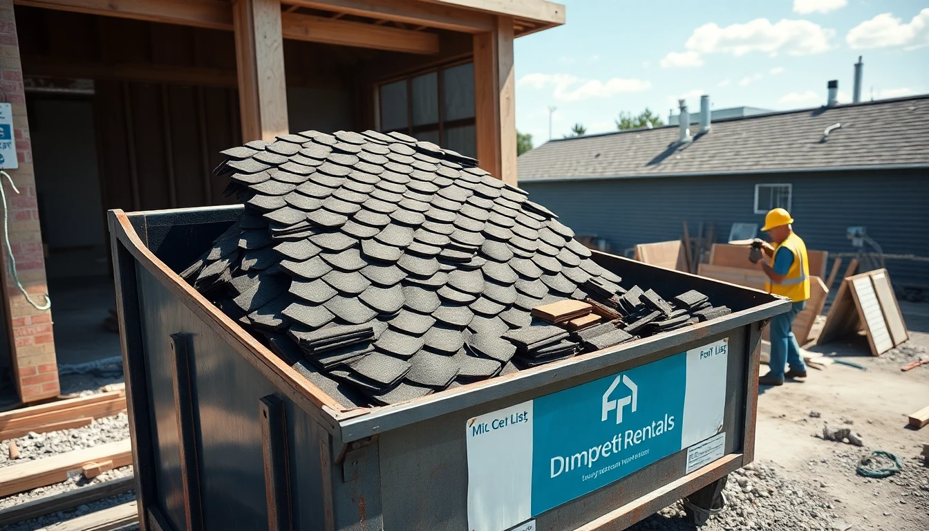 Dumpster for Roofing & Shingles