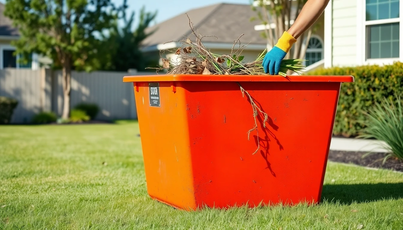 Small Dumpster for Yard Waste